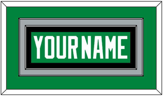 Dallas Nameplate - Home Green - Signature Tier 2