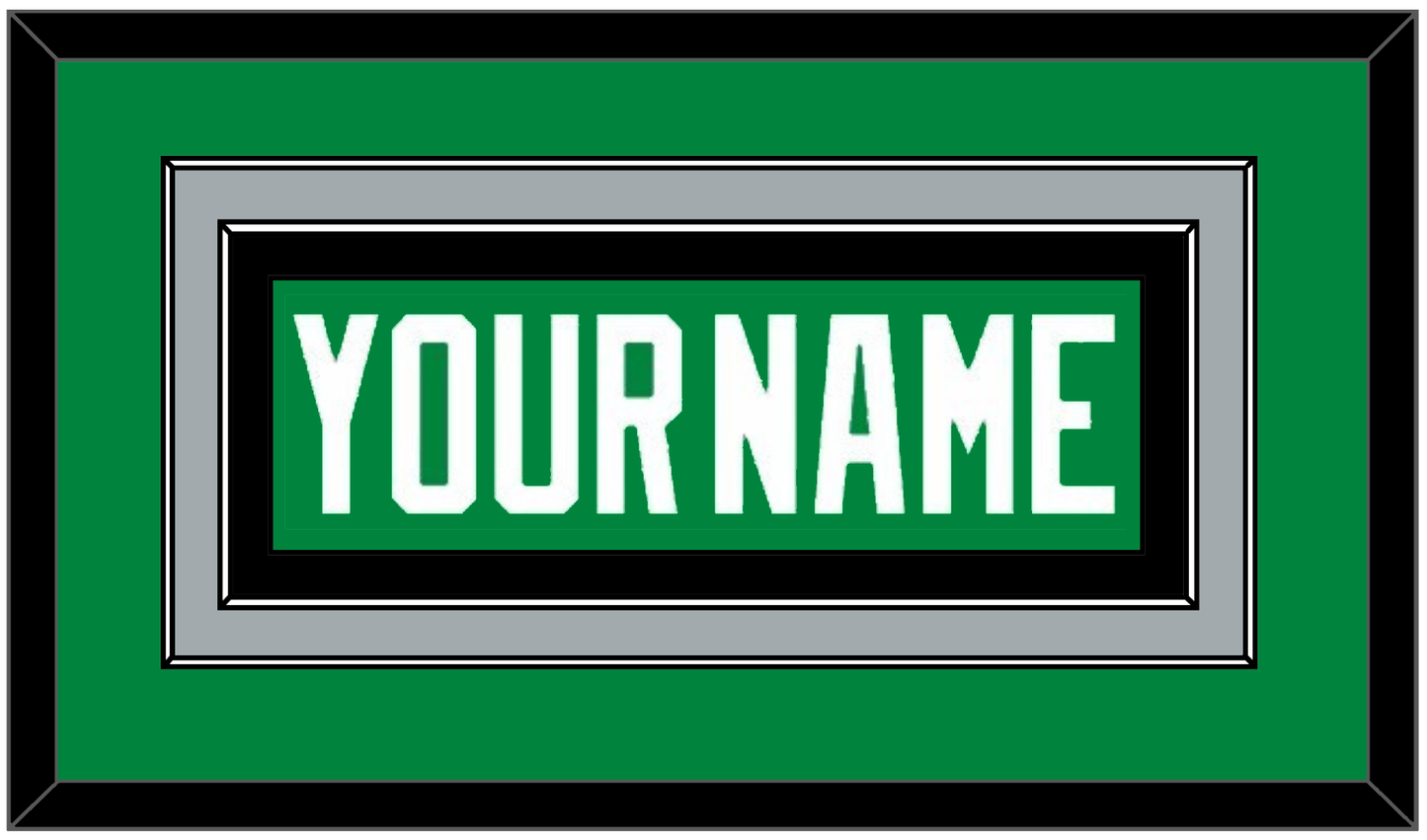 Dallas Nameplate - Home Green - Signature Tier 2