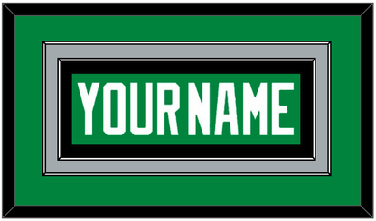 Dallas Nameplate - Home Green - Signature Tier 2