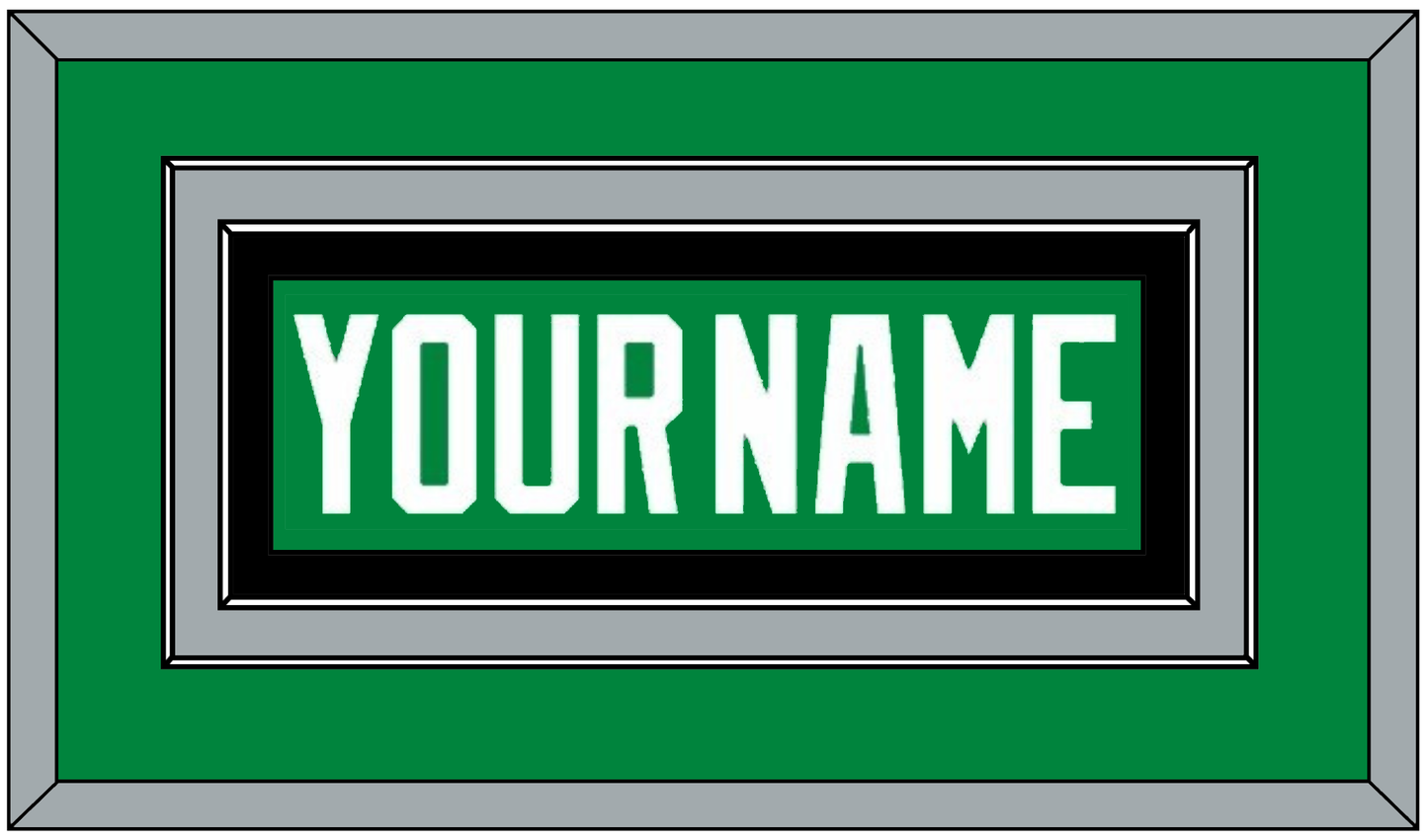 Dallas Nameplate - Home Green - Signature Tier 2