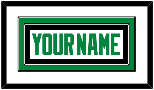 Dallas Nameplate - Road White - Signature Tier 1