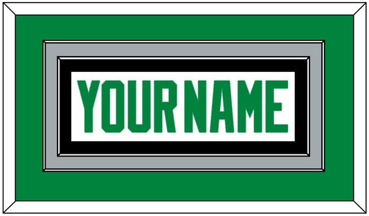 Dallas Nameplate - Road White - Signature Tier 2
