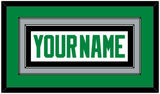 Dallas Nameplate - Road White - Double Mat 2
