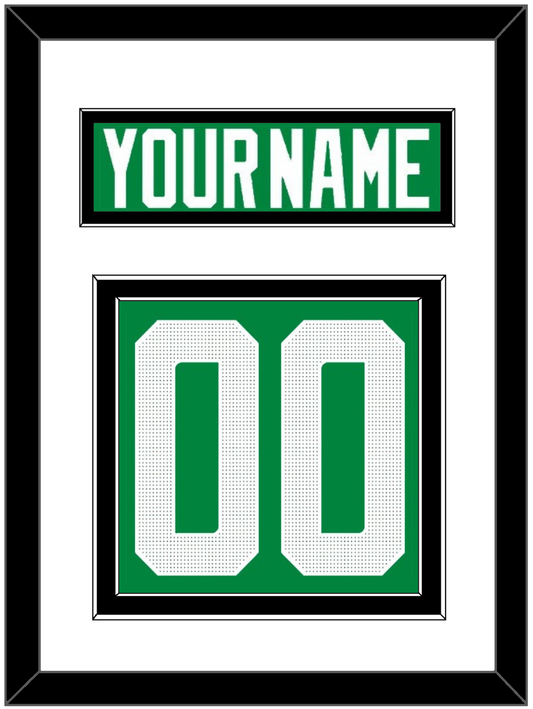 Dallas Nameplate & Number (Back) - Home Green - Signature Tier 1