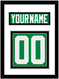 Dallas Nameplate & Number (Back) - Home Green - Double Mat 1