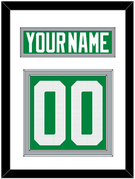 Dallas Nameplate & Number (Back) - Home Green - Signature Tier 2