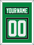 Dallas Nameplate & Number (Back) - Home Green - Double Mat 3