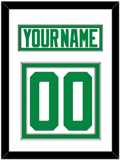 Dallas Nameplate & Number (Back) - Road White - Signature Tier 1