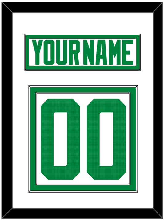 Dallas Nameplate & Number (Back) - Road White - Signature Tier 1