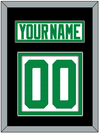 Dallas Nameplate & Number (Back) - Road White - Signature Tier 5