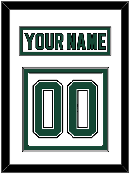 Dallas Nameplate & Number (Back) - Home White (1994-1999) - Signature Tier 1