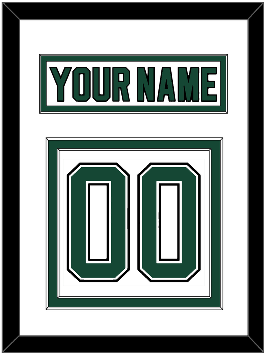Dallas Nameplate & Number (Back) - Home White (1994-1999) - Signature Tier 1