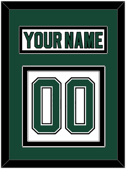 Dallas Nameplate & Number (Back) - Home White (1994-1999) - Signature Tier 2