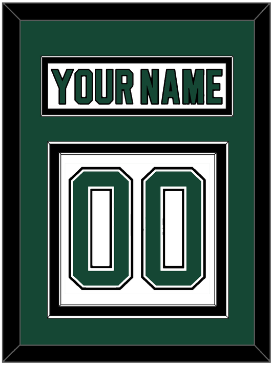 Dallas Nameplate & Number (Back) - Home White (1994-1999) - Signature Tier 2