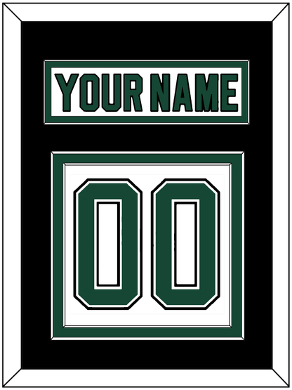 Dallas Nameplate & Number (Back) - Home White (1994-1999) - Signature Tier 3
