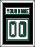 Dallas Nameplate & Number (Back) - Home White (1994-1999) - Double Mat 3