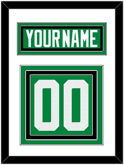 Dallas Nameplate & Number (Back) - Home Green - Premier Tier 2