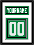 Dallas Nameplate & Number (Back) - Home Green - Triple Mat 2