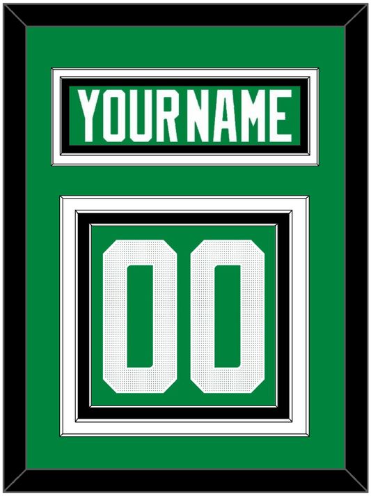 Dallas Nameplate & Number (Back) - Home Green - Premier Tier 4
