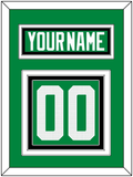Dallas Nameplate & Number (Back) - Home Green - Triple Mat 4