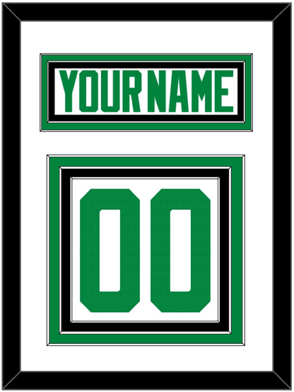 Dallas Nameplate & Number (Back) - Road White - Premier Tier 1