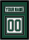 Dallas Nameplate & Number (Back) - Home White (1994-1999) - Triple Mat 2