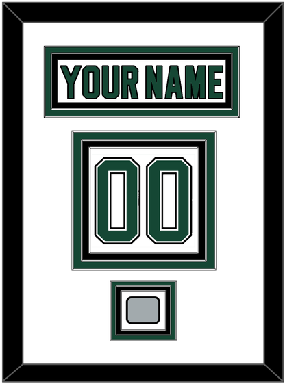 Dallas Nameplate & Number (Back) With Stanley Cup Finals Patch - Home White (1994-1999) - Premier Tier 1