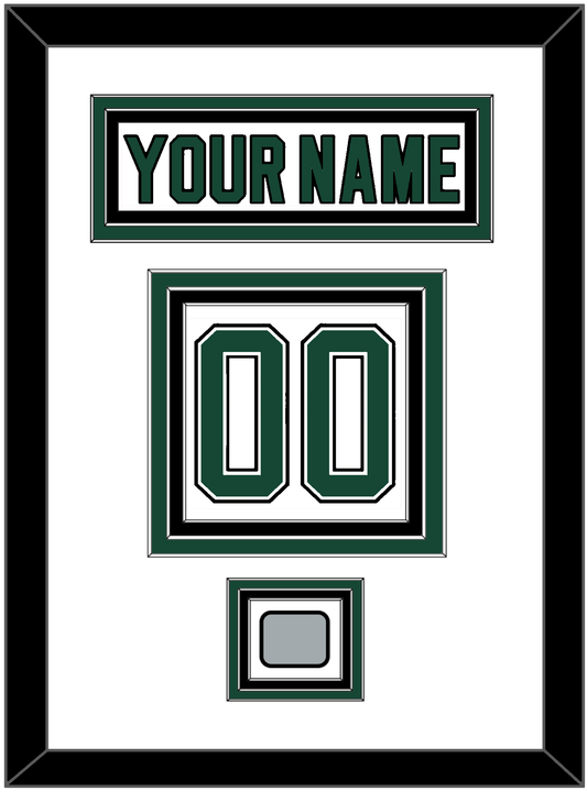 Dallas Nameplate & Number (Back) With Stanley Cup Finals Patch - Home White (1994-1999) - Premier Tier 1