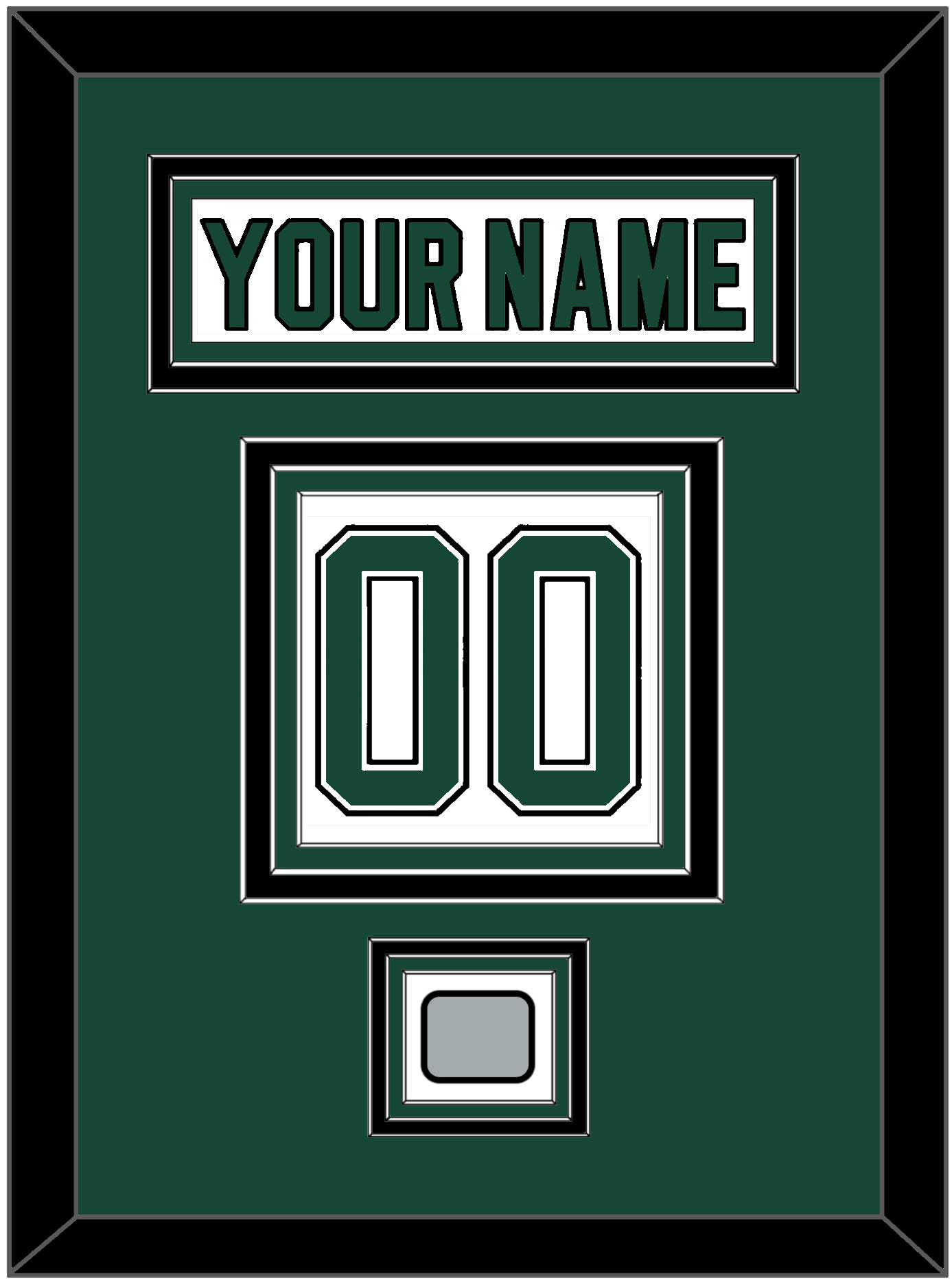 Dallas Nameplate & Number (Back) With Stanley Cup Finals Patch - Home White (1994-1999) - Premier Tier 2