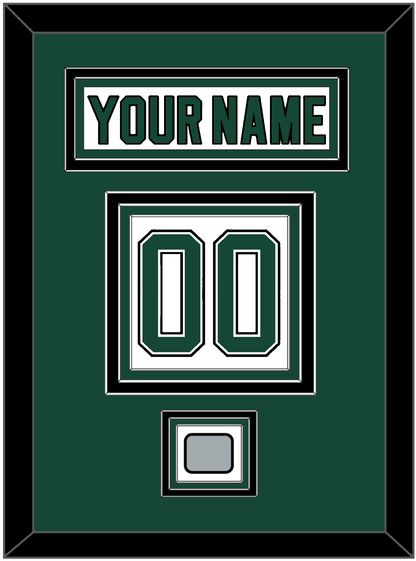 Dallas Nameplate & Number (Back) With Stanley Cup Finals Patch - Home White (1994-1999) - Premier Tier 2