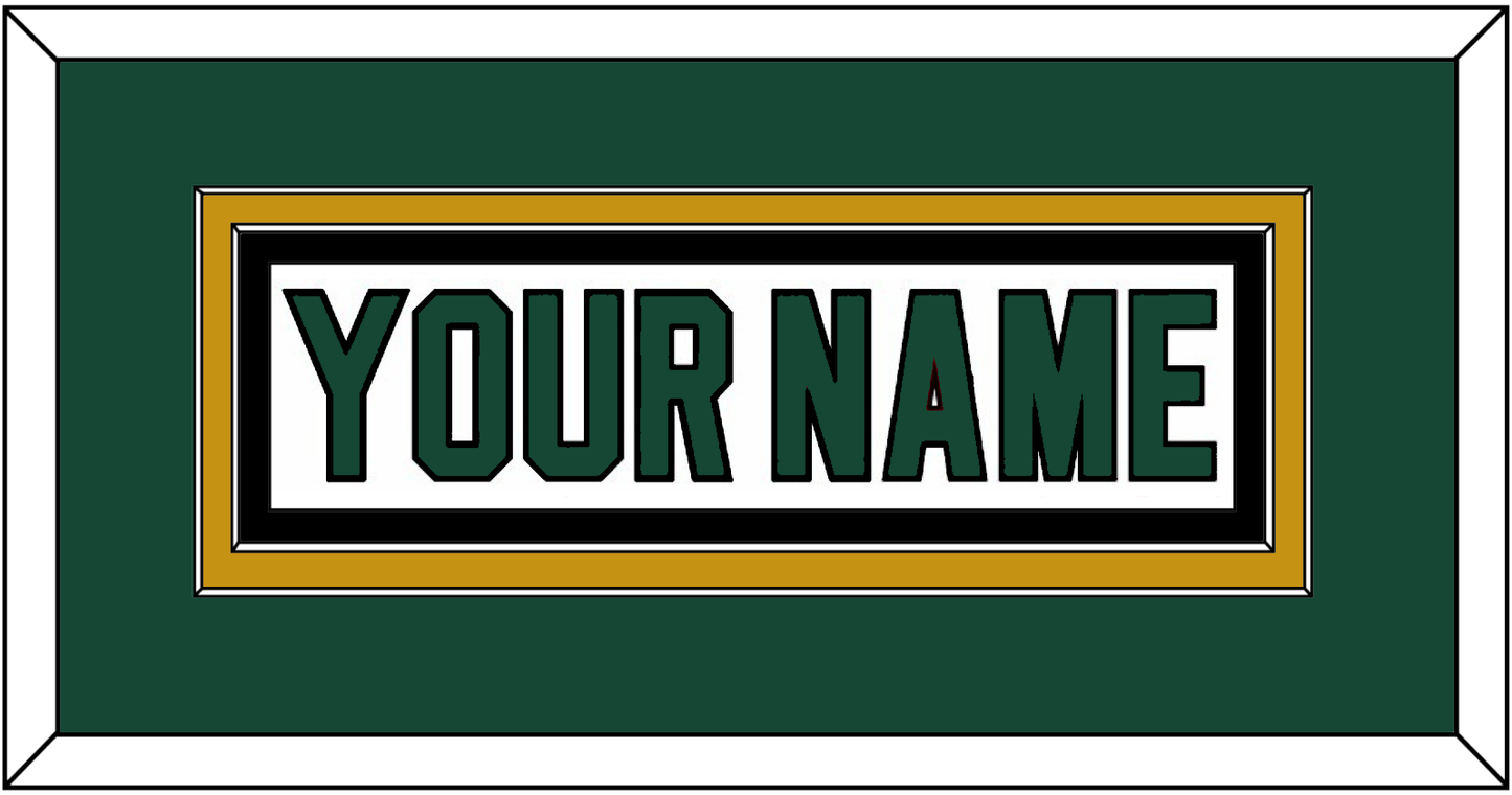 Dallas Nameplate - Home White (1994-1999) - Signature Tier 3