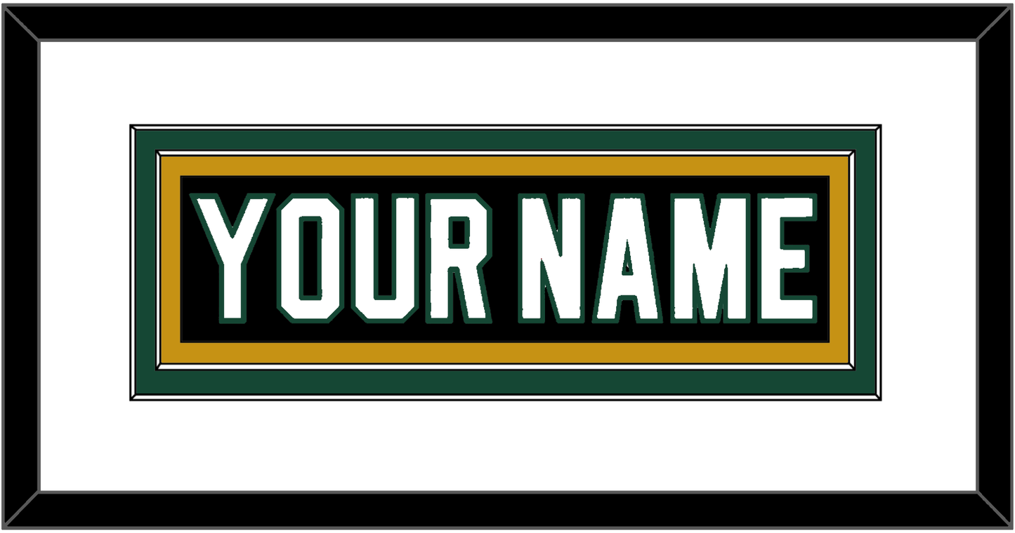 Dallas Nameplate - Road Black (1994-1999) - Signature Tier 2