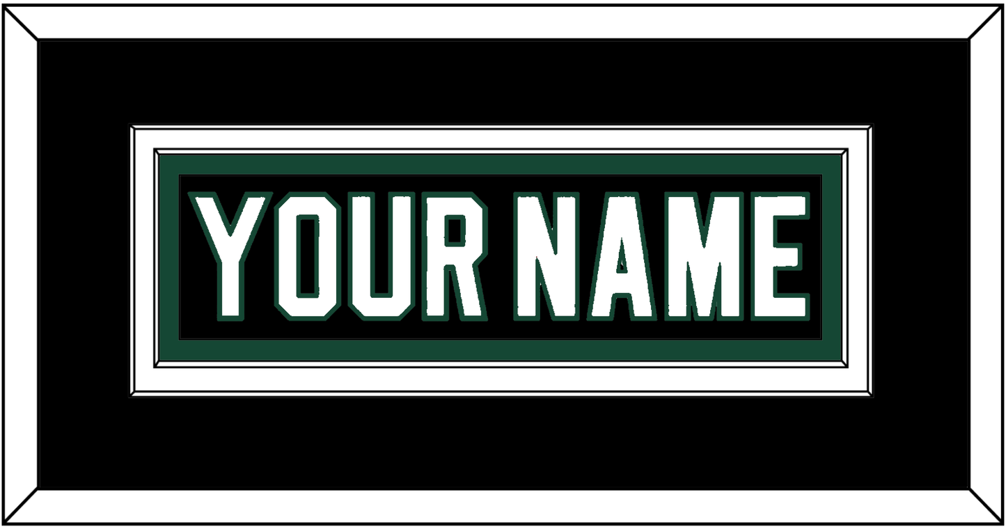 Dallas Nameplate - Road Black (1994-1999) - Signature Tier 3