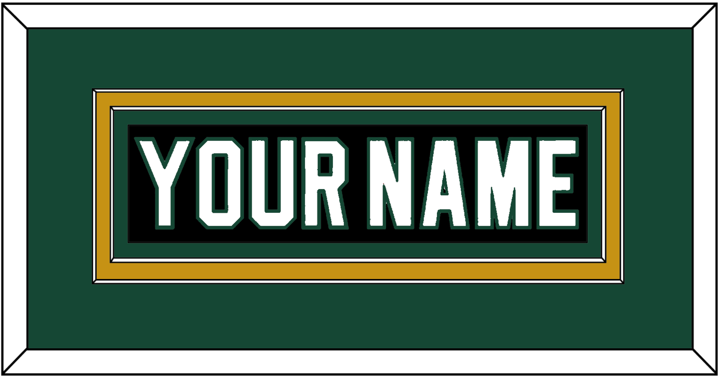 Dallas Nameplate - Road Black (1994-1999) - Signature Tier 5