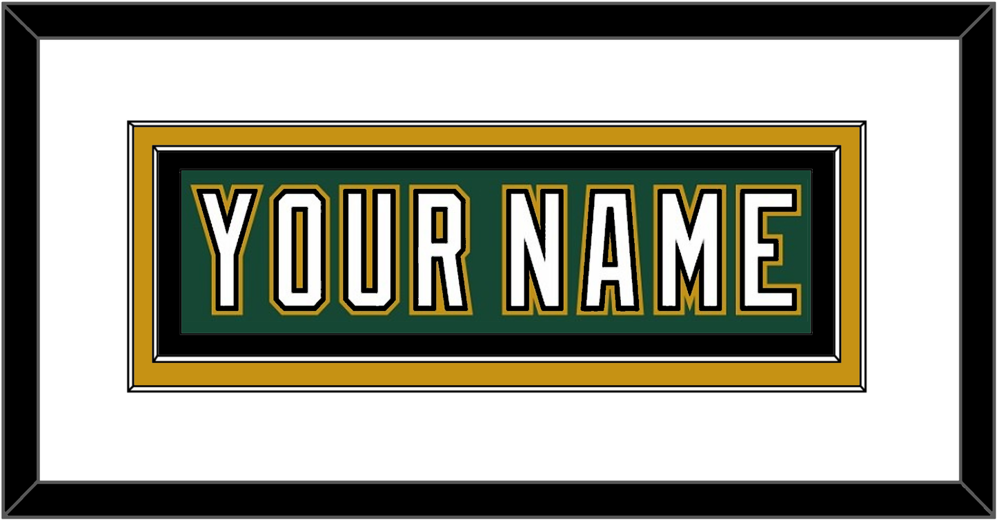 Dallas Nameplate - Alternate Green (1997-1999) - Signature Tier 1