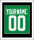 Dallas Nameplate & Number (Back) Combined - Home Green - Single Mat 2