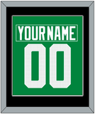 Dallas Nameplate & Number (Back) Combined - Home Green - Single Mat 2