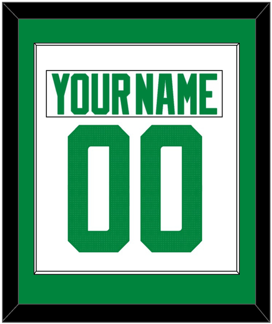 Dallas Nameplate & Number (Back) Combined - Road White - Essential Tier 1