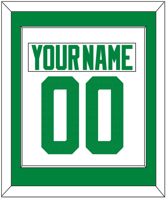 Dallas Nameplate & Number (Back) Combined - Road White - Essential Tier 1