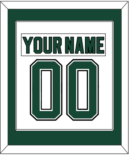 Dallas Nameplate & Number (Back) Combined - Home White (1994-1999) - Essential Tier 1