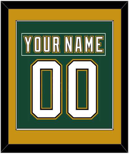 Dallas Nameplate & Number (Back) Combined - Alternate Green (1997-1999) - Essential Tier 2