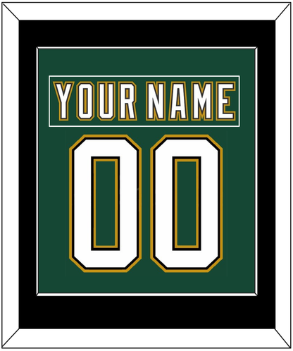 Dallas Nameplate & Number (Back) Combined - Alternate Green (1997-1999) - Essential Tier 3