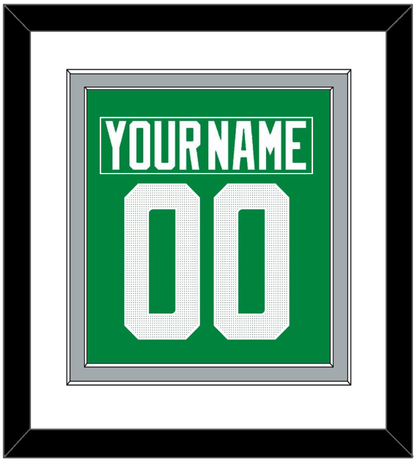 Dallas Nameplate & Number (Back) Combined - Home Green - Signature Tier 2