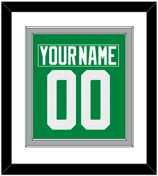 Dallas Nameplate & Number (Back) Combined - Home Green - Signature Tier 2