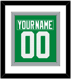 Dallas Nameplate & Number (Back) Combined - Home Green - Double Mat 2