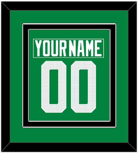 Dallas Nameplate & Number (Back) Combined - Home Green - Signature Tier 3