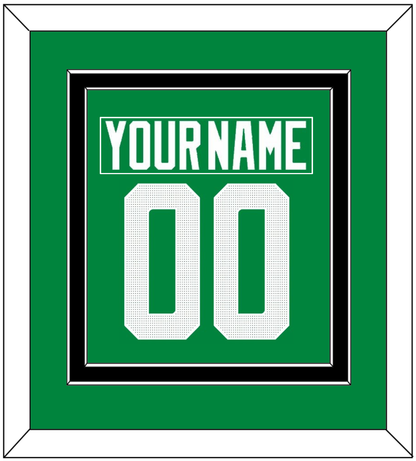 Dallas Nameplate & Number (Back) Combined - Home Green - Signature Tier 3