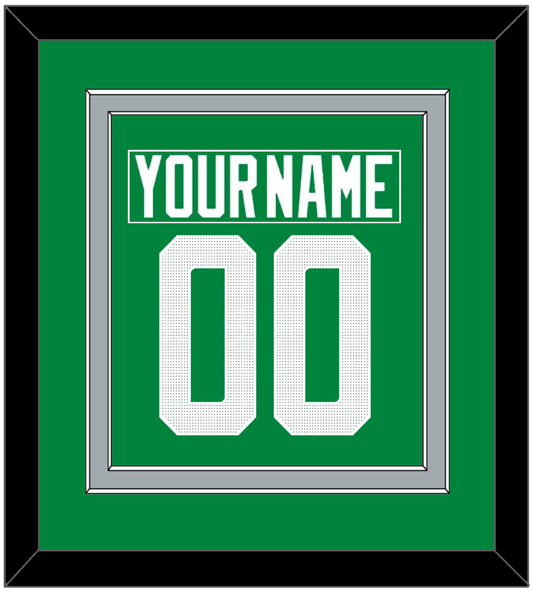 Dallas Nameplate & Number (Back) Combined - Home Green - Signature Tier 4