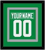 Dallas Nameplate & Number (Back) Combined - Home Green - Double Mat 4