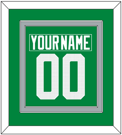 Dallas Nameplate & Number (Back) Combined - Home Green - Signature Tier 4